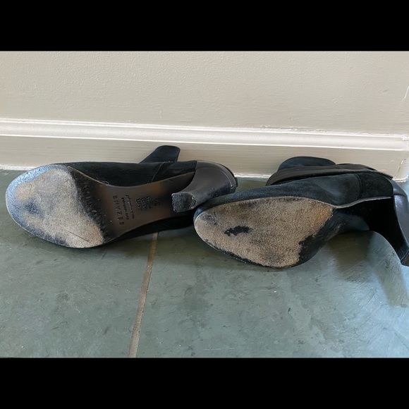 Sezane black suede leather boots - US8 - Picture 2 of 3